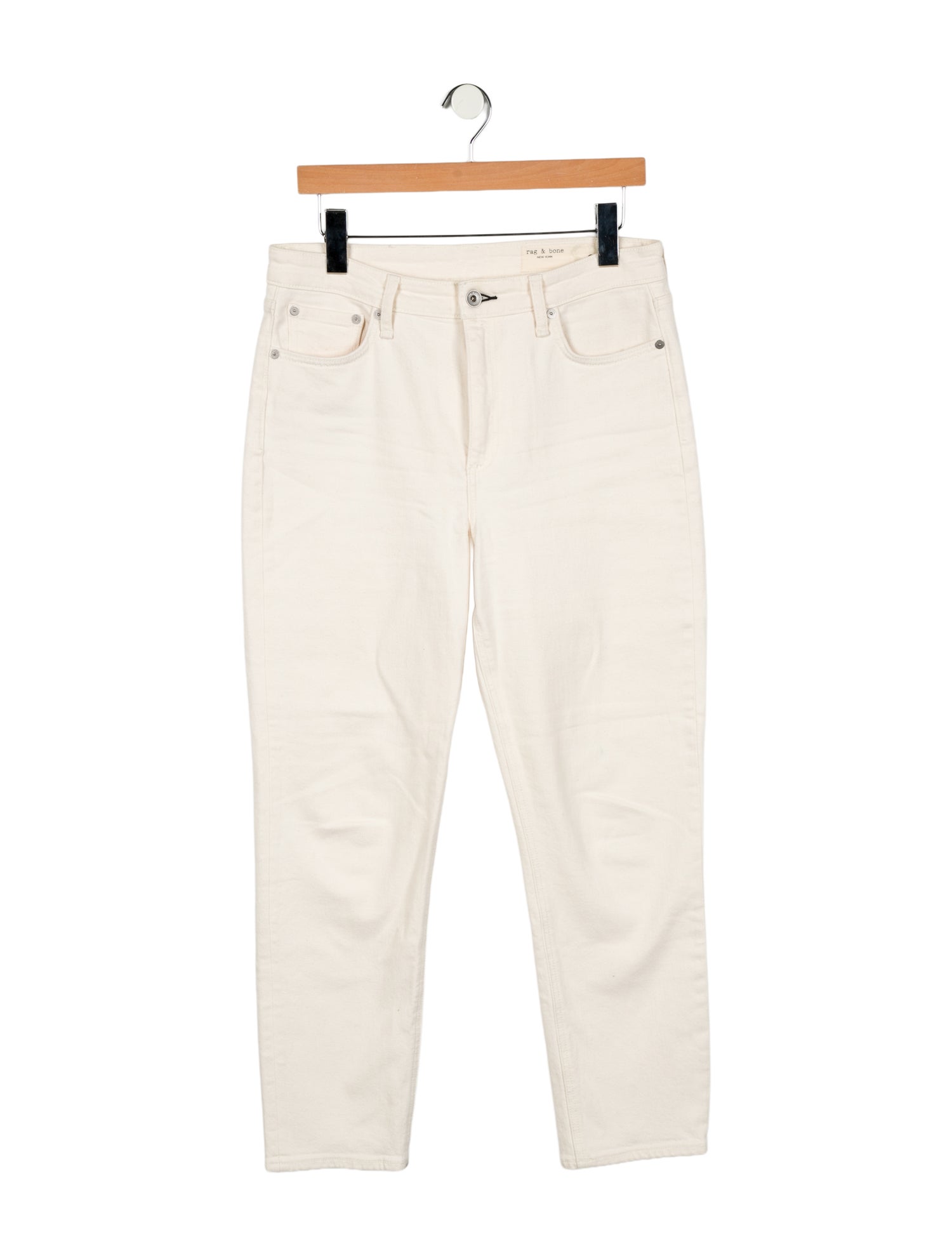 RE/DONE High-Rise Straight Leg Jeans